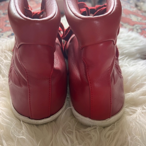Zara Men’s Red “Gucci’esque” Hightops.  Size 11.5 - Picture 5 of 7